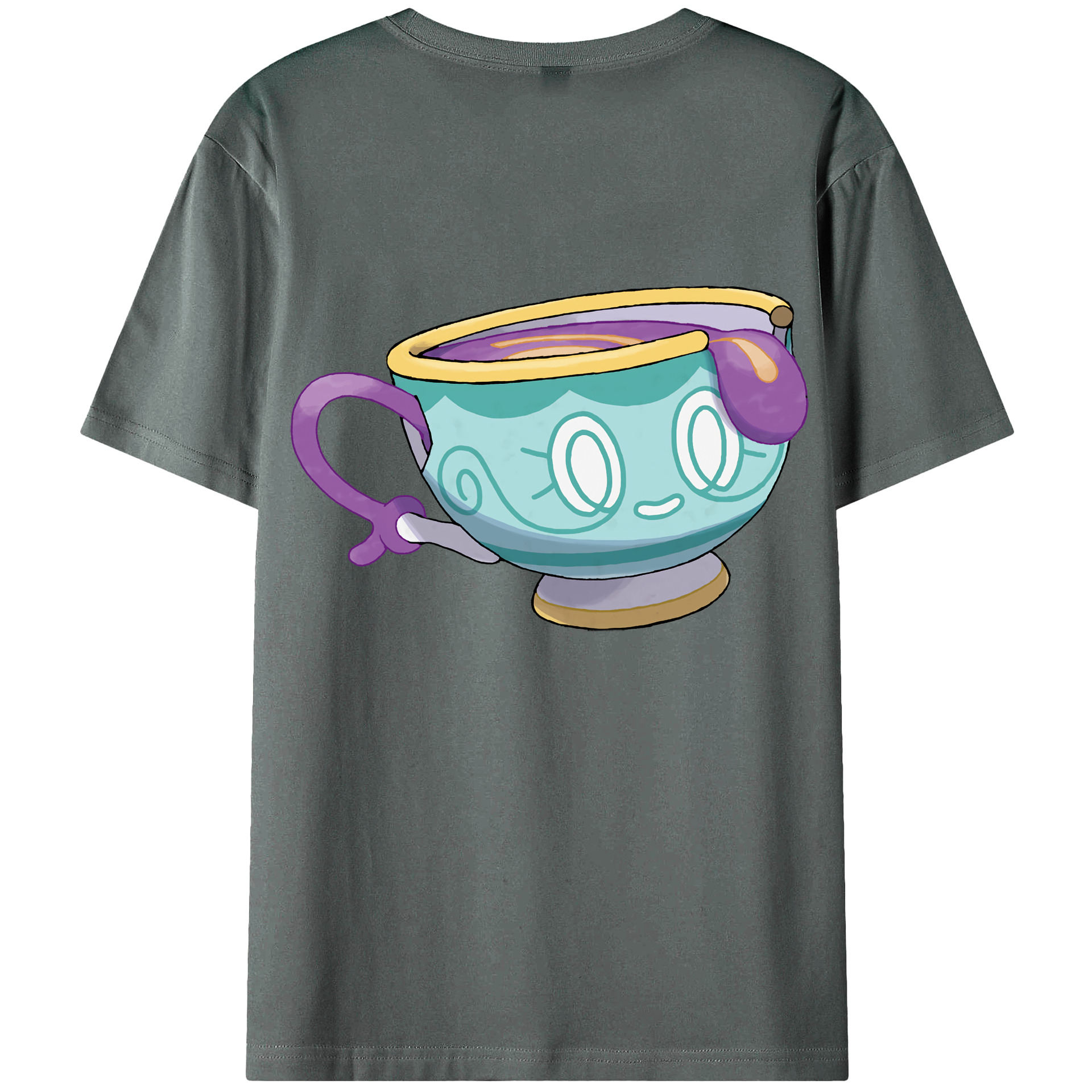 （画像用） ポケットモンスター Pokémon 綿100％半袖Tシャツ（背面プリント）